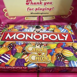 CANDY CRUSH SAGA MONOPOLY BOARD GAME. 83rd Ave., North of Indian school Road. Serious inquiries only.