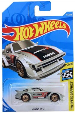 Hot Wheels 2019 Mazda Rx-7 167/250 Hw Speed Graphics 2/10  Koni