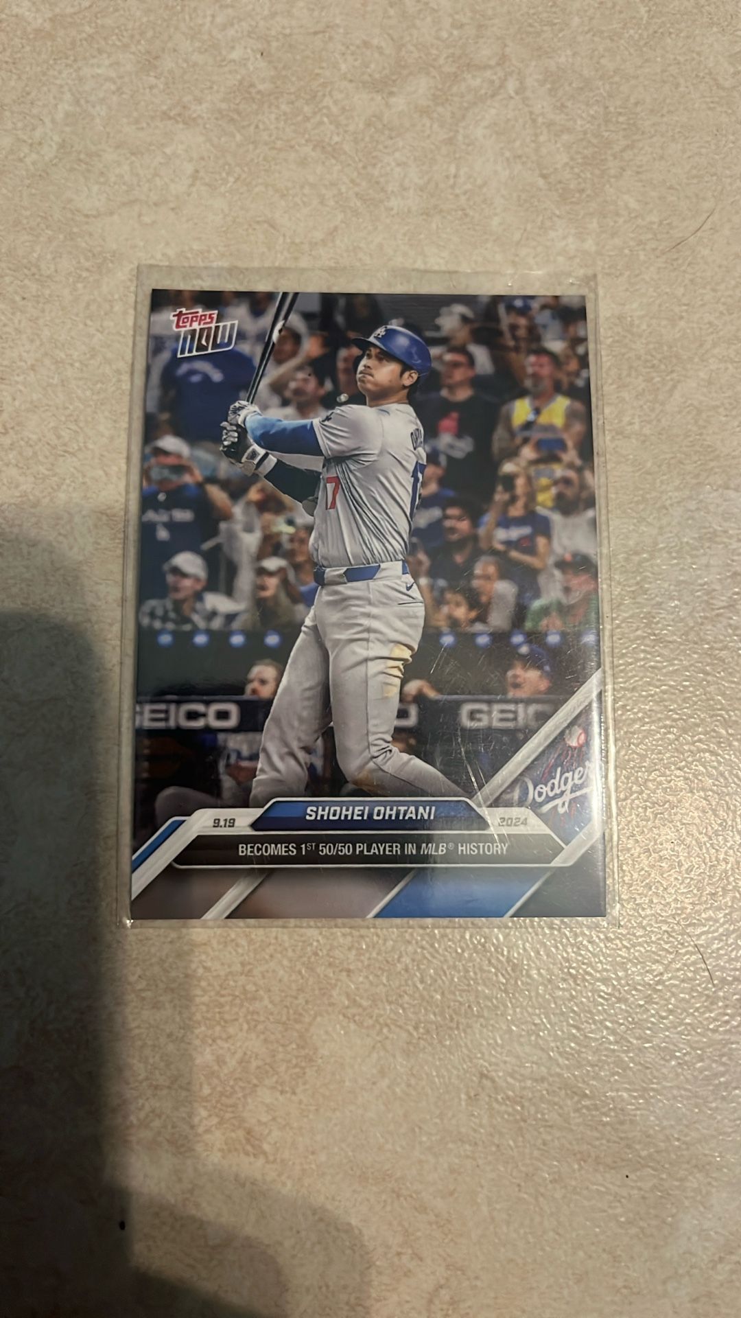 Shohei Ohtani Limited Edition Topps Now