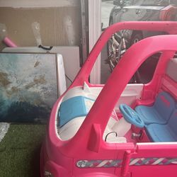 Electric Barbie Camper Van