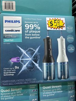 Philips sonicare cordless power flosser dual pack