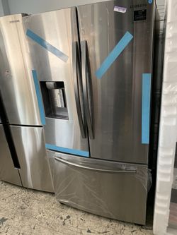 Samsung French door in stainless steel new open box