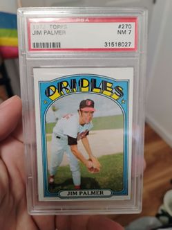 Jim Palmer 1972 Topps / PSA 7