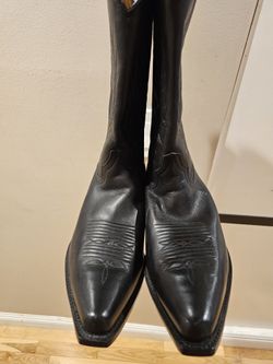 Black Caborca Cowboy Boots Like New