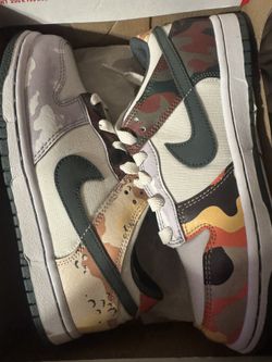Ds Nike dunk low SE sail multi camo ps