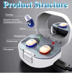 Hearing Aids,rechargable With Noise Cancellation