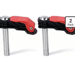 2Pcs Bench Dog Clamp, 20mm Adjustable Dog Hole Hold Down Clamp Jig, Quick Release Firm Grip Benchtop Hold Down Clamp