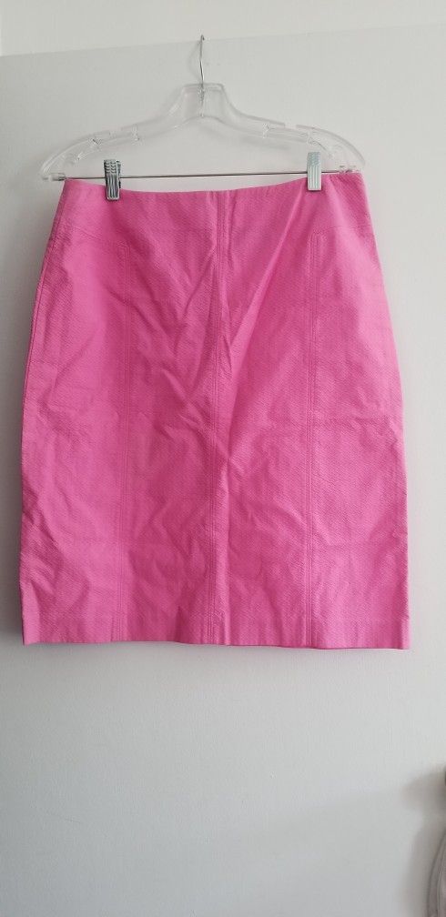 Pink Pencil Skirt
