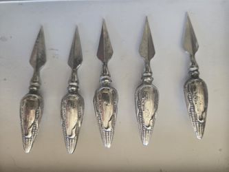 Sterling Silver Corncob Holders