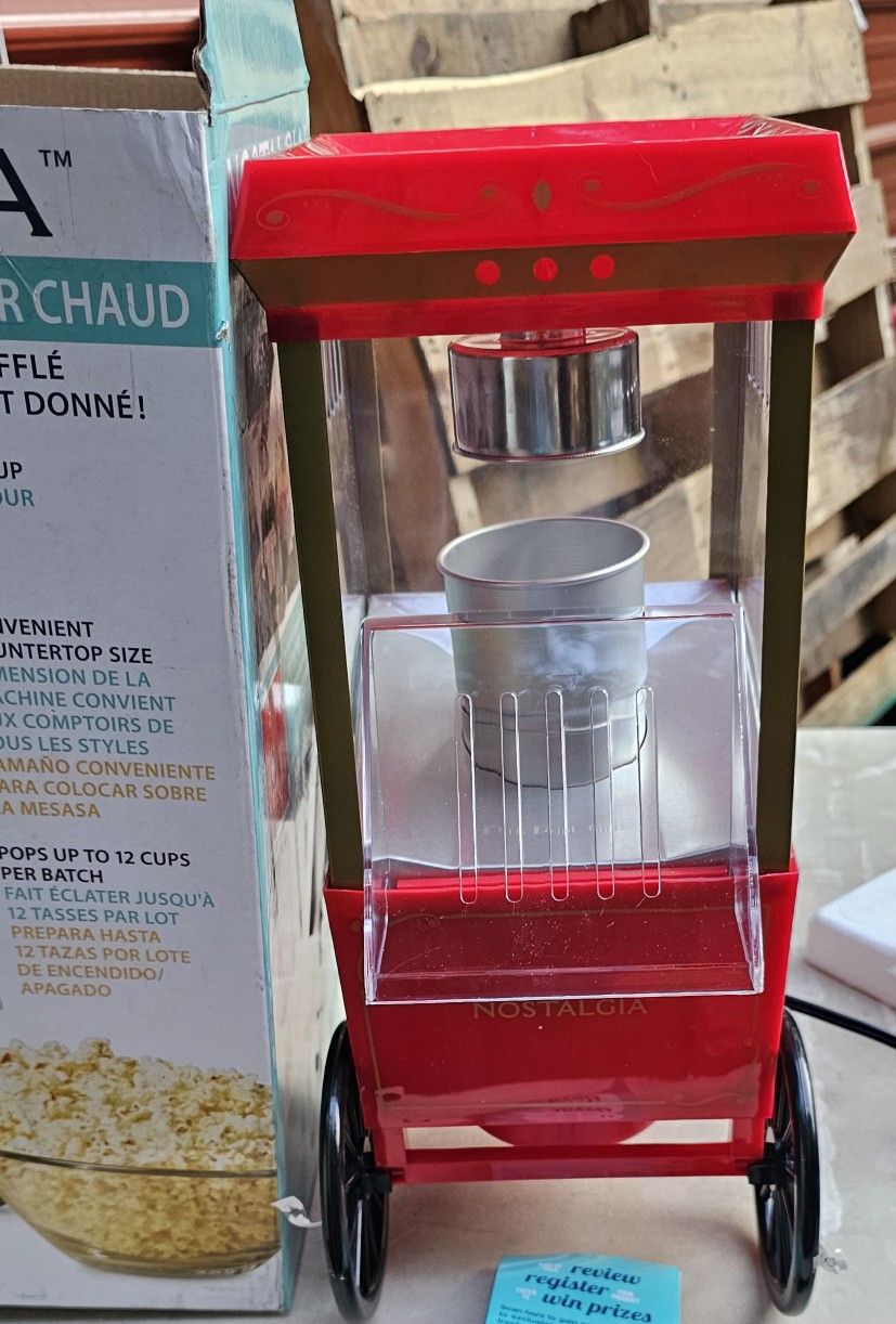 Nostalgia Popcorn Machine for Sale in Acworth, GA - OfferUp