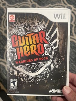 Warriors Of Rock ~ Guitar Hero ~ Nintendo Wii With Guitar !!