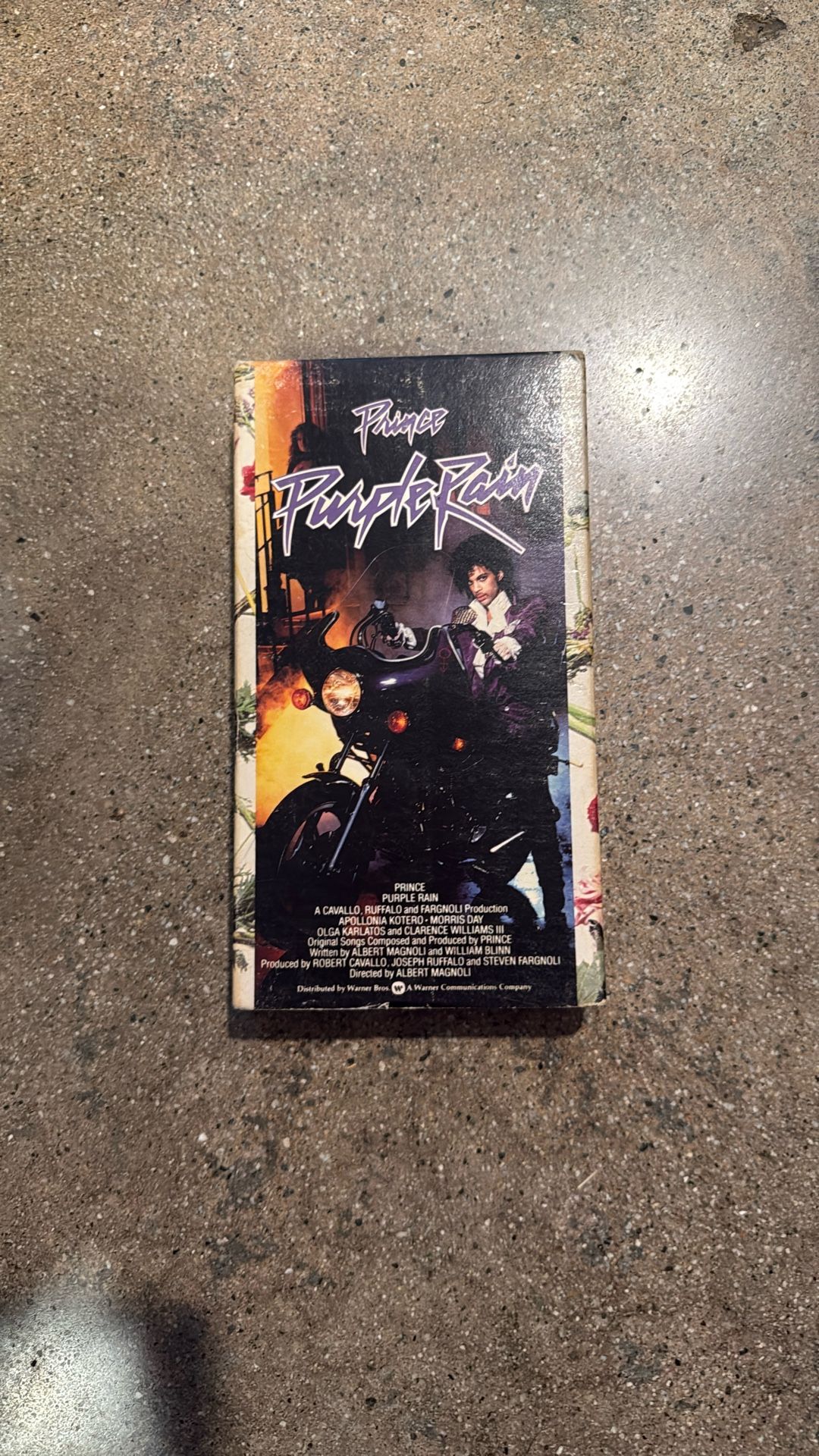 PURPLE RAIN PRINCE VHS TAPE