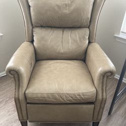 Motioncraft All Leather Power Recliner