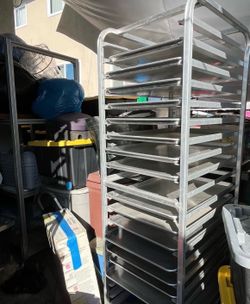 Kelmax Carts Food Cooking Storage Trays Pans