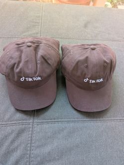 20 NEW TikTok Embroidered Baseball Caps – Adjustable Hats – Bulk Lot