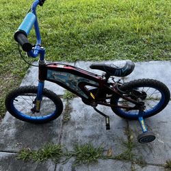 Spider-Man 16 Inch Bicycle With Training Wheels