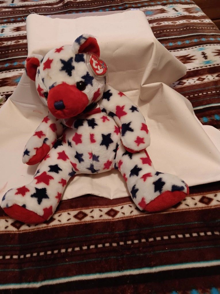RED large Beanie baby