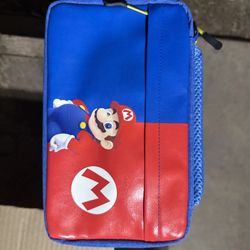 PDP Nintendo Switch Super Mario Messenger Semi Hardshell Commuter Case - Blue