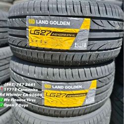 245/40R18 Land Golden Set of Tires Installed and Balanced Set de Llantas Nuevas Instaladas y Balanceadas
