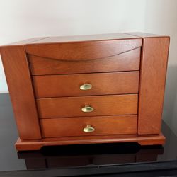Solid Wood Jewelry Box