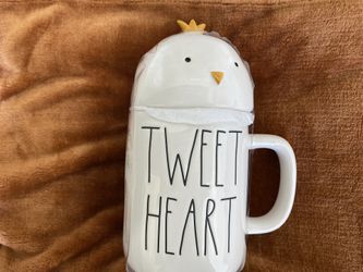 𝐑𝐚𝐞 𝐃𝐮𝐧𝐧 Tweet Heart 🐥 Mug With Topper 
