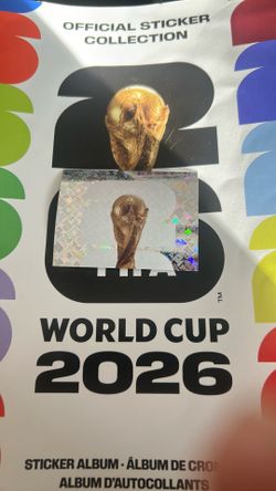 World Cup sticker trophy