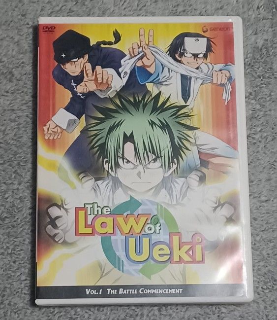 Anime Law Of Ueki DVD The Battle Commencement 2006