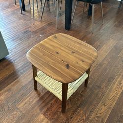 Mid-century Wooden West Elm Table Set 