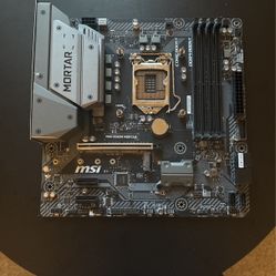 MSI MAG B365M Mortar motherboard (Comes with CPU cooler)