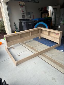 Toddler storage twin floor frame (twin)
