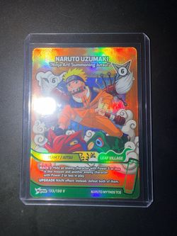 SDCC 2026 Naruto promo card mythos TCG
