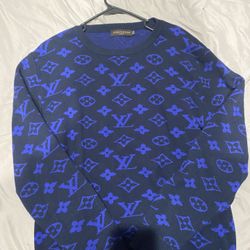 Blue Louis Vuitton Sweatshirt Large 