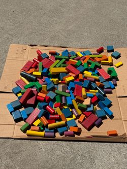 Wooden toy blocks