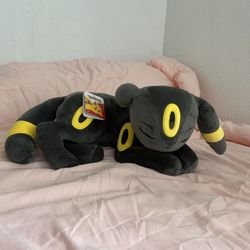 Pokemon Sleeping Umbreon Plush 18" Jazwares NEW w/ Tags Eeveelution 2026