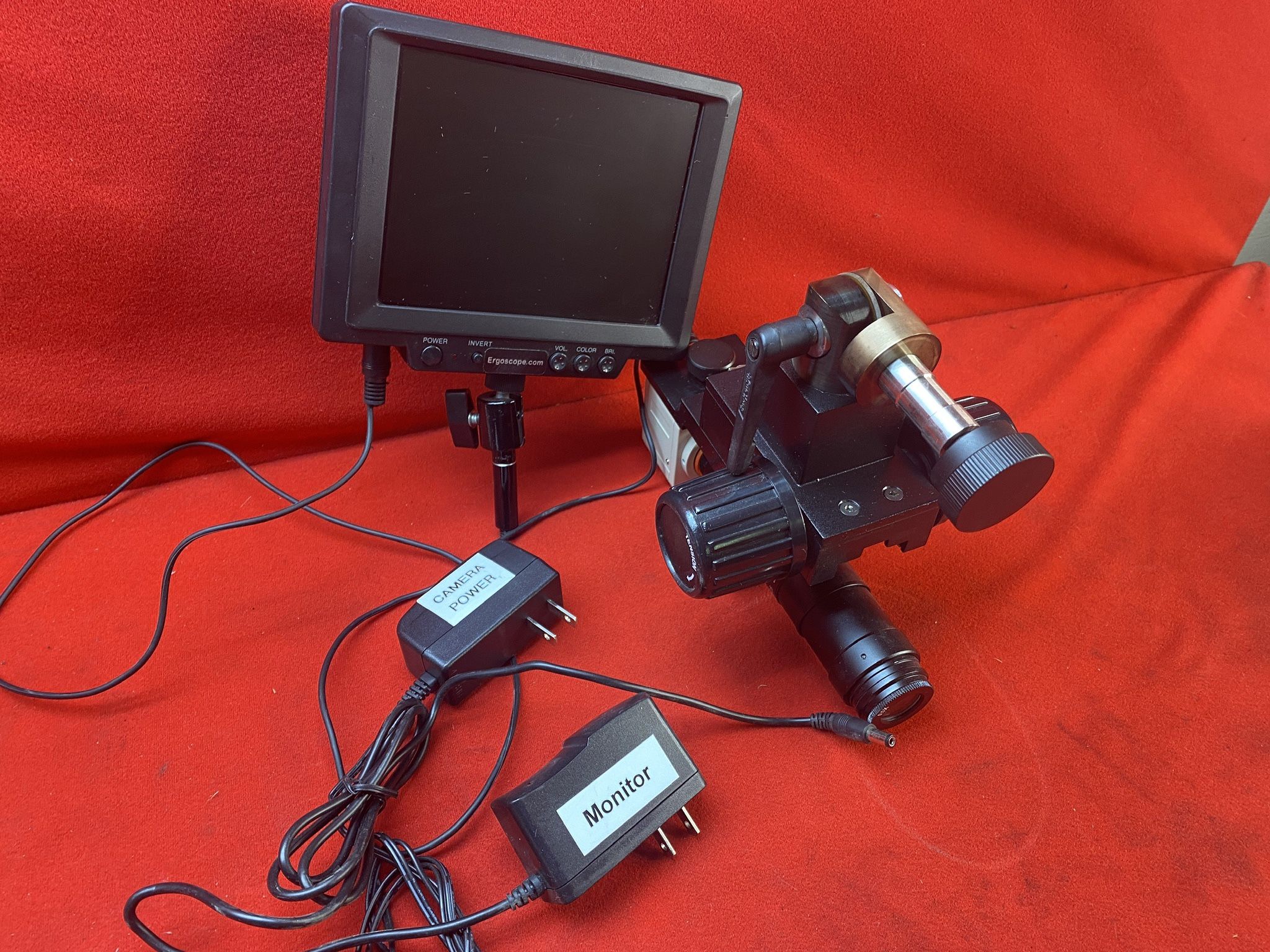 ERGOSCOPE DIGITAL MICROSCOPE W/LCD MONITOR