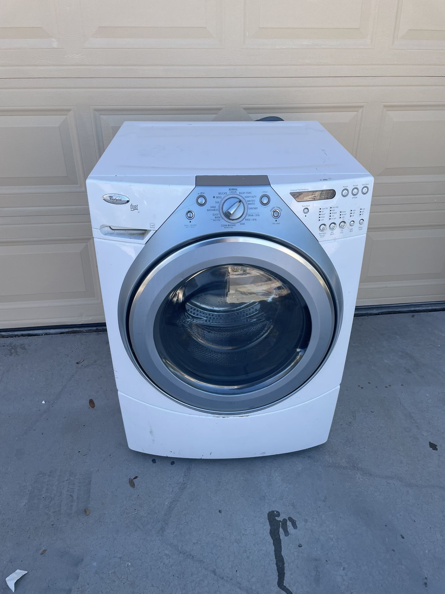 Whirlpool duet front load washer