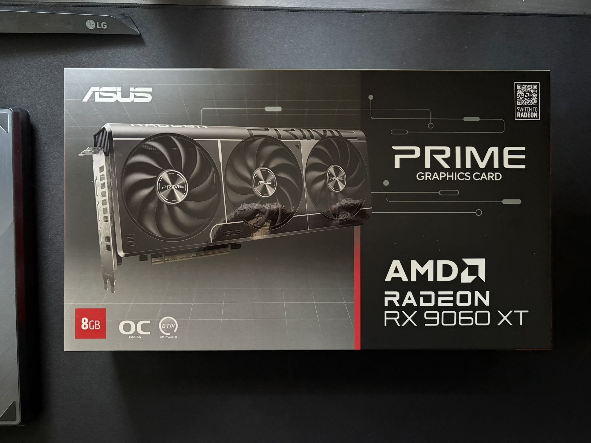ASUS Prime AMD RX 9060 XT 8GB GPU Graphics Card Radeon