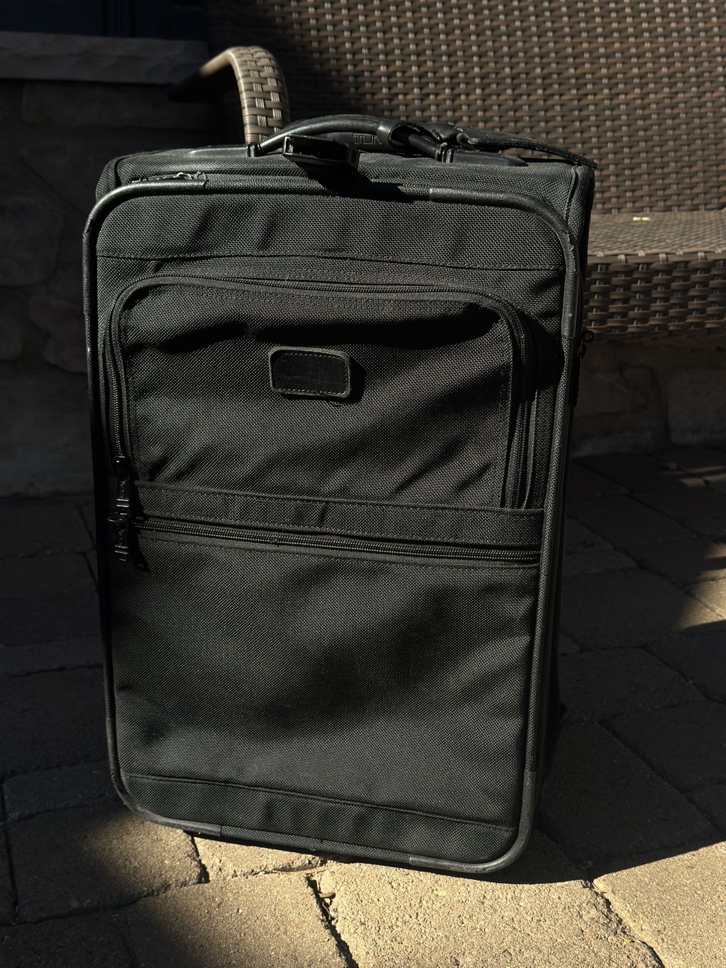 Tumi Alpha Ballistic Nylon Rolling Carry-On Suitcase
