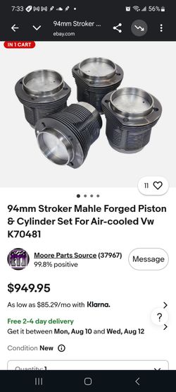 94mm mahle pistons
