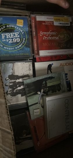 BOX OF DIFFERENT GENRE CDs 200+