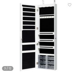 Mirror/Lock Jewelry Box 