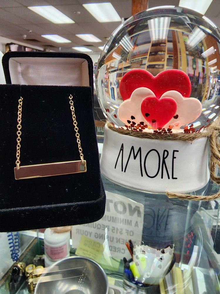 Valentines Gift Customisable Necklace Free Engraving