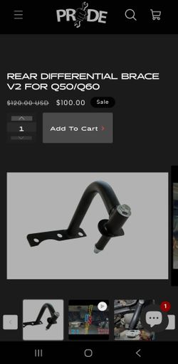 Q50 Q60 Diff Brace