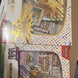 Zapdos & Alakazam Ex Boxes Bundle 