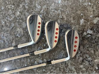 Rare Callaway Jaws Forged Wedge Set 52/56/60