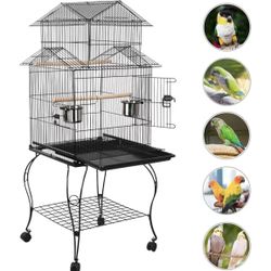 Brand New Bird Cage With All Accessories And Toys And Brand New Food