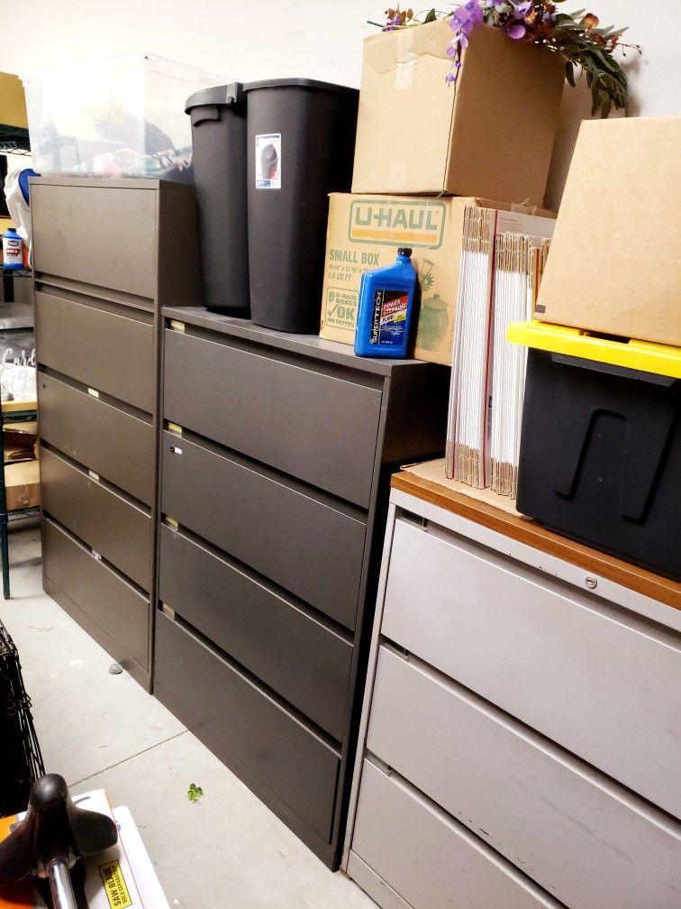 3 Storage Cabinets