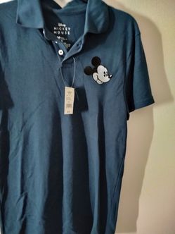 Brand New Mickey mouse men's polo shirt