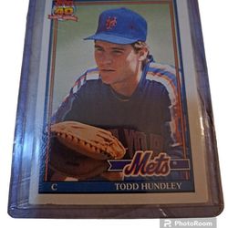 Todd Hundley mets Topps #(contact info removed) baseball card