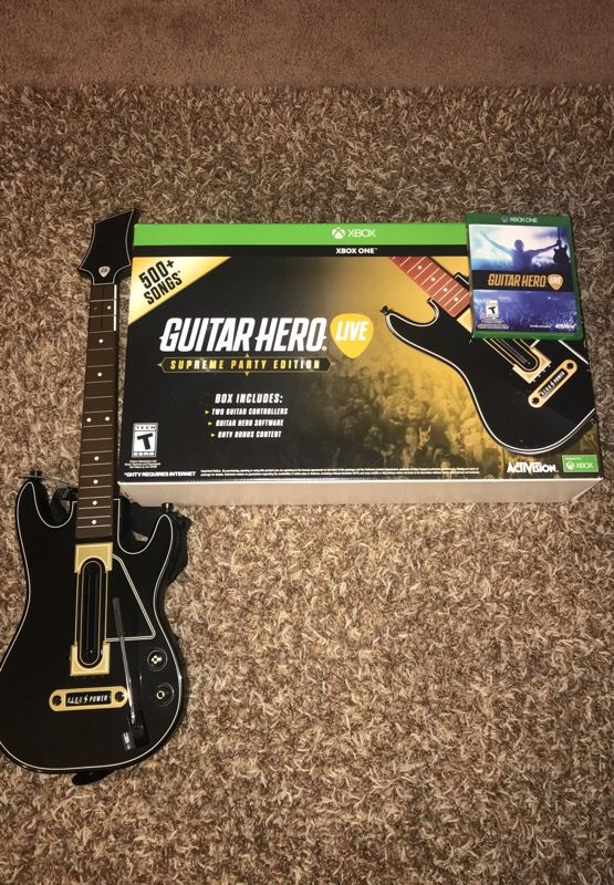 XBOX1 GUITAR HERO LIVE SUPREME PARTY EDITION for Sale in